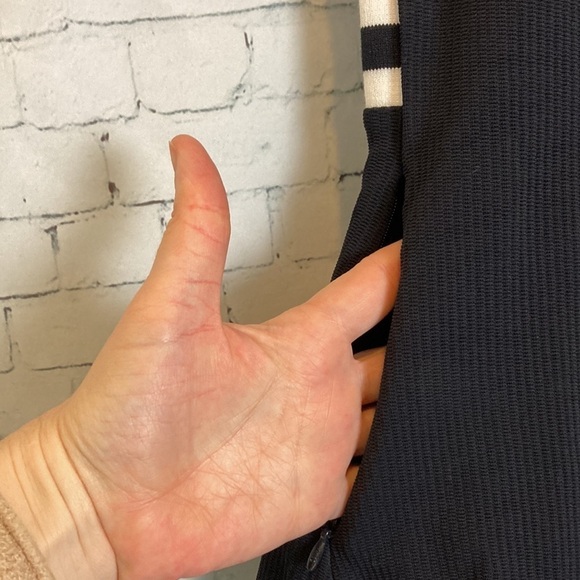 WAAC Win At All Costs! NWT Golf Soft Shell 1/2 Zip Dress M Black White Deadstock - Picture 9 of 16